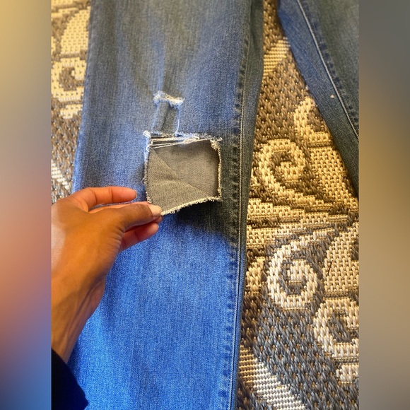 💙NEVER WORN | Express Modern Straight Super High Rise Jeans | Size 4R - Picture 10 of 12